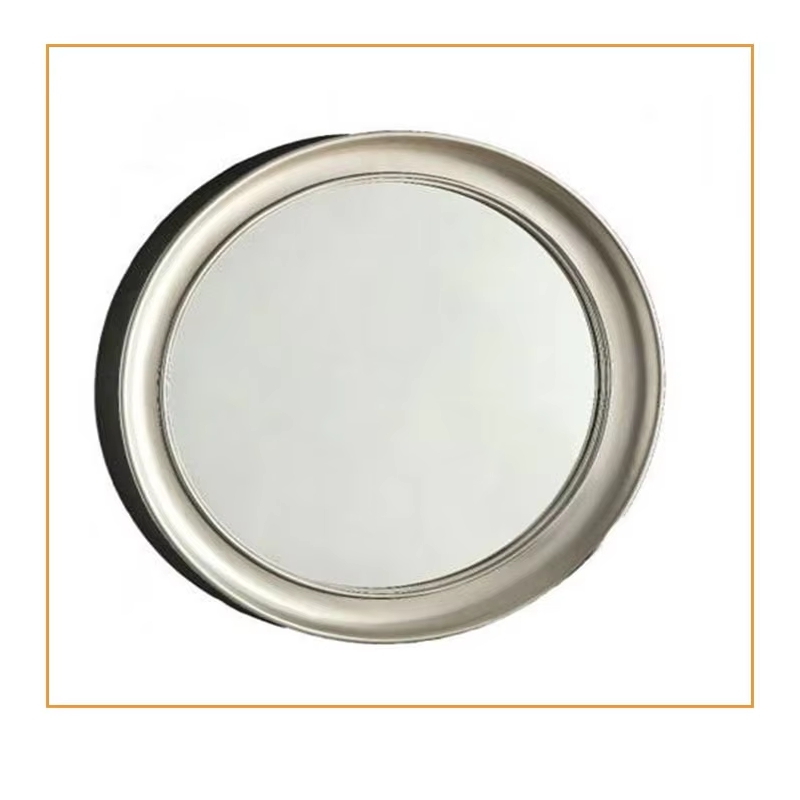 Round wood framed mirrors antique round wooden framed mirror personalized cosmetic mirror